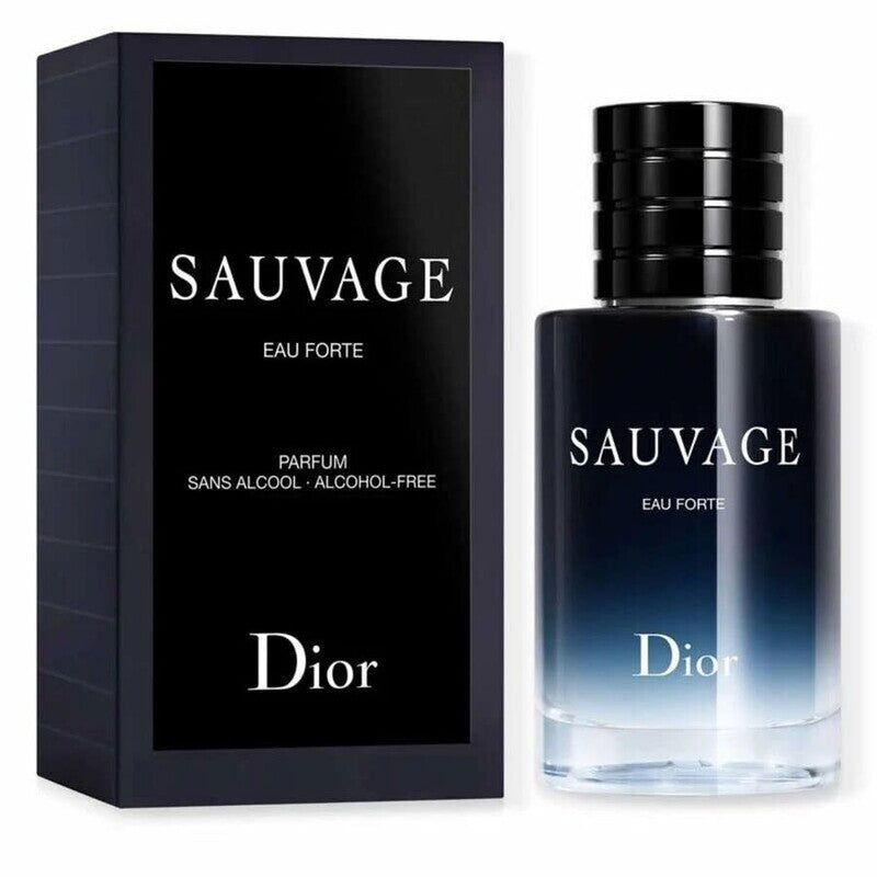 Sauvage Eau Forte by Dior for Men - Parfum (Alcohol-Free) - 10ml (Travel Size) Flacon