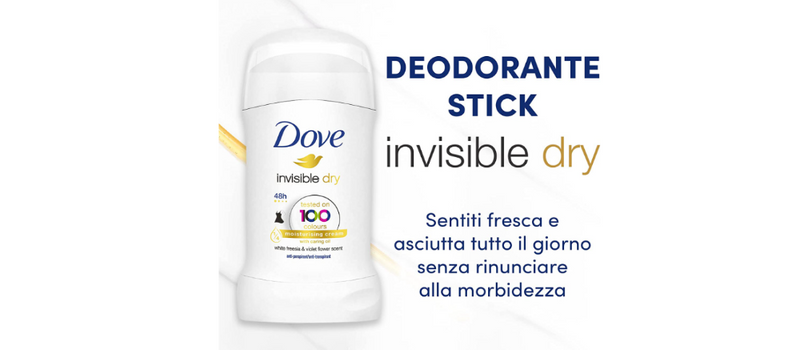Dove Invisible Dry Antiperspirant Deodorant Stick -40gm