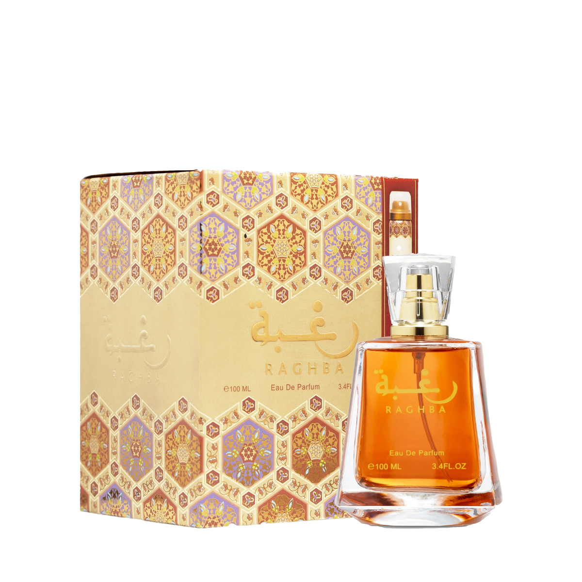 Raghba by Lattafa for Unisex - Eau de Parfum - 100ml