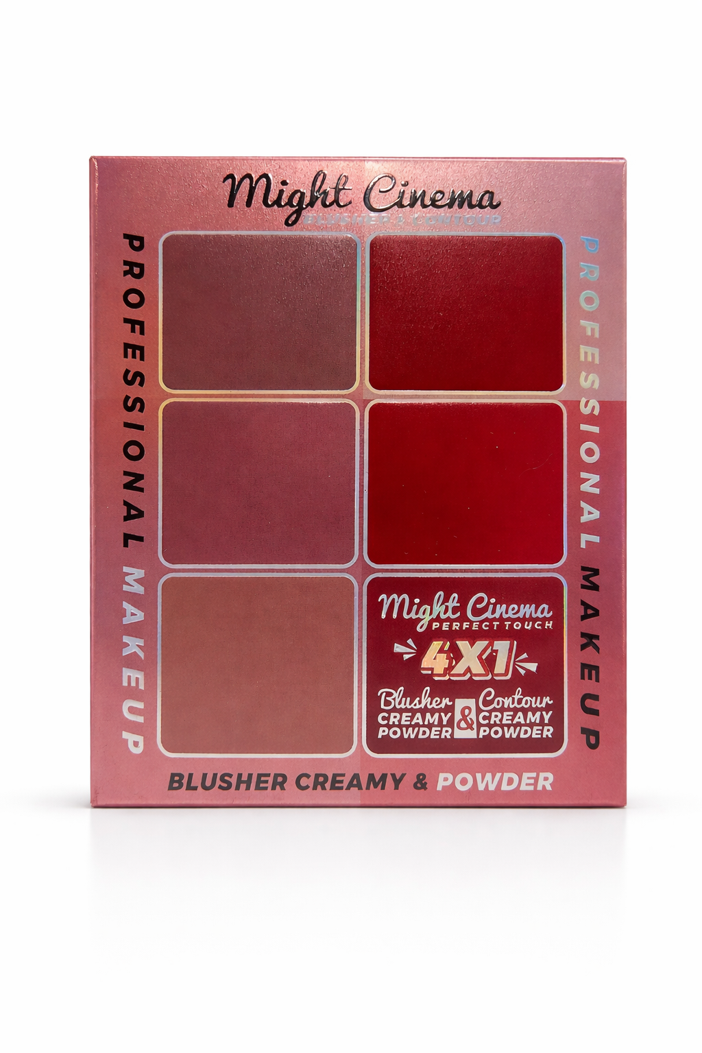 Might Cinema New Palette 4×1 Contour & Blusher Creamy & Powdery 12 Color - Model : 1338