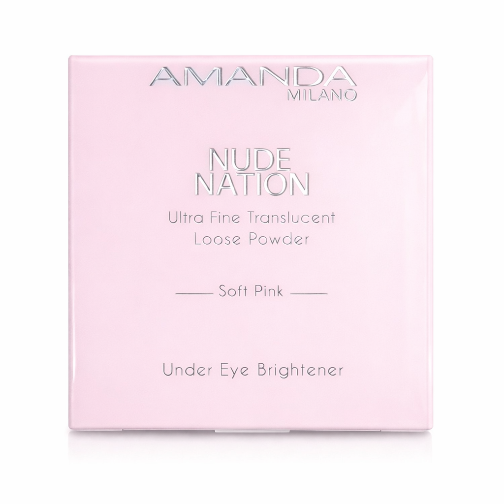 06 - Amanda Milano Nude Nation Ultra Fine Translucent Loose Powder – Soft Pink