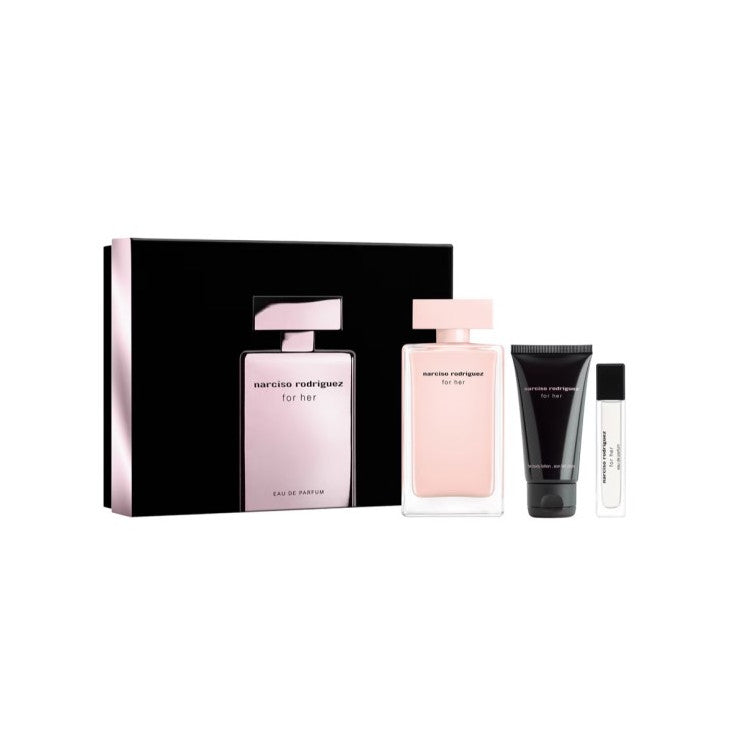 Narciso Rodriguez for Her Gift Set -Eau de Parfum - 3Pcs