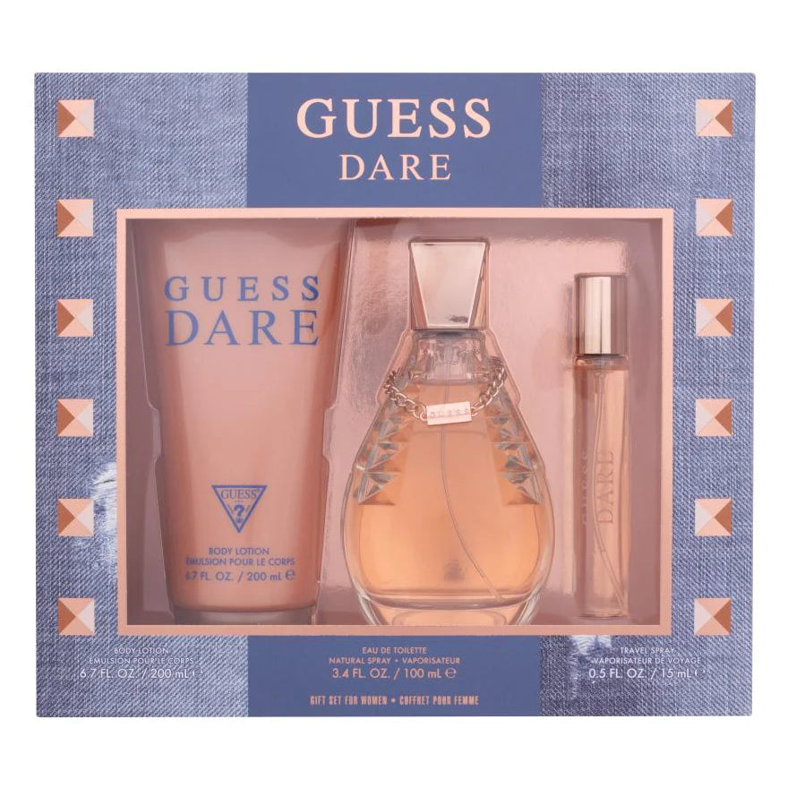 Guess Dare for Women Gift Set - Eau De Toilette - 3Pieces