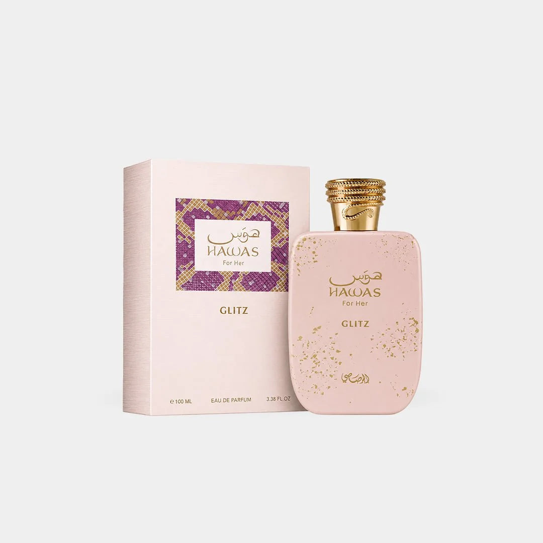 Hawas Glitz by Rasasi for Women - Eau de Parfum - 100ml