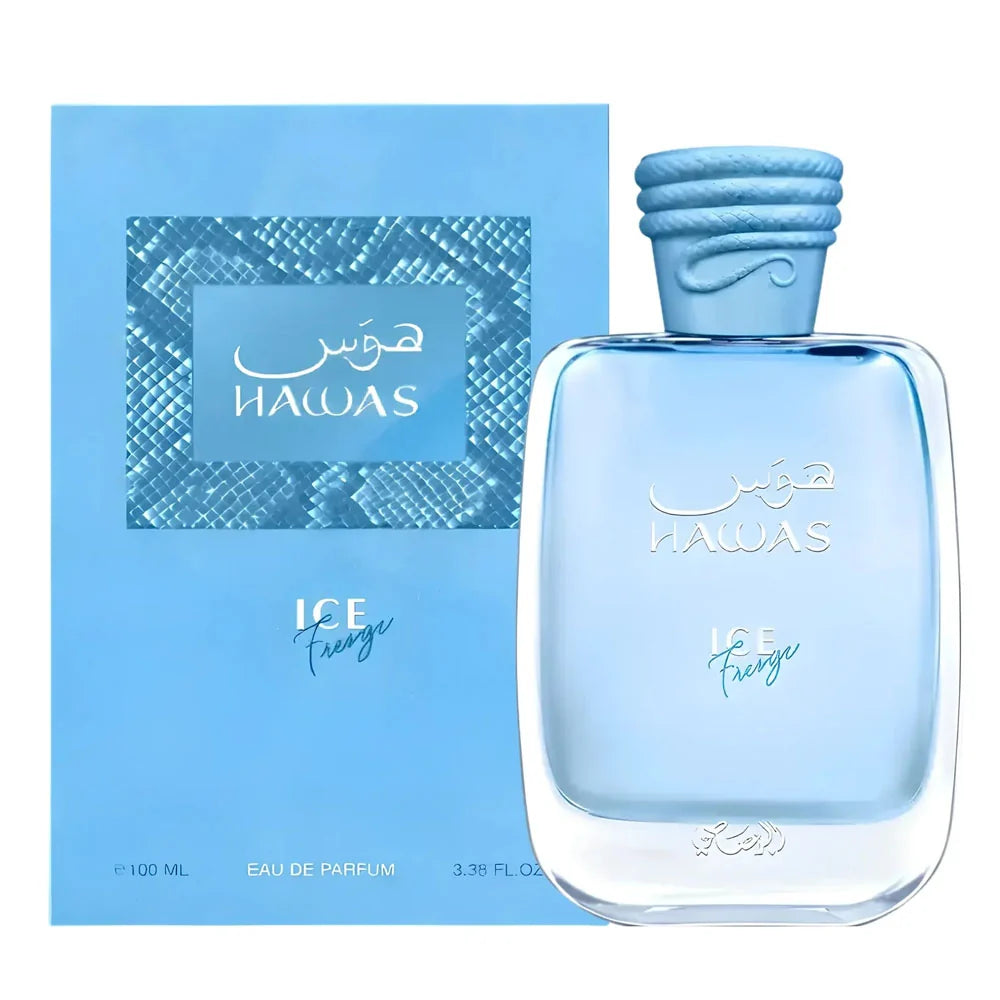 Hawas Ice Freeze by Rasasi for Men - Eau de Parfum - 100ml