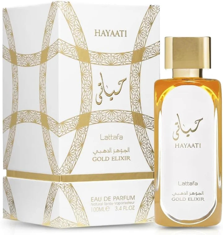 Hayaati Gold Elixir by Lattafa for Unisex - Eau de Parfum - 100ml