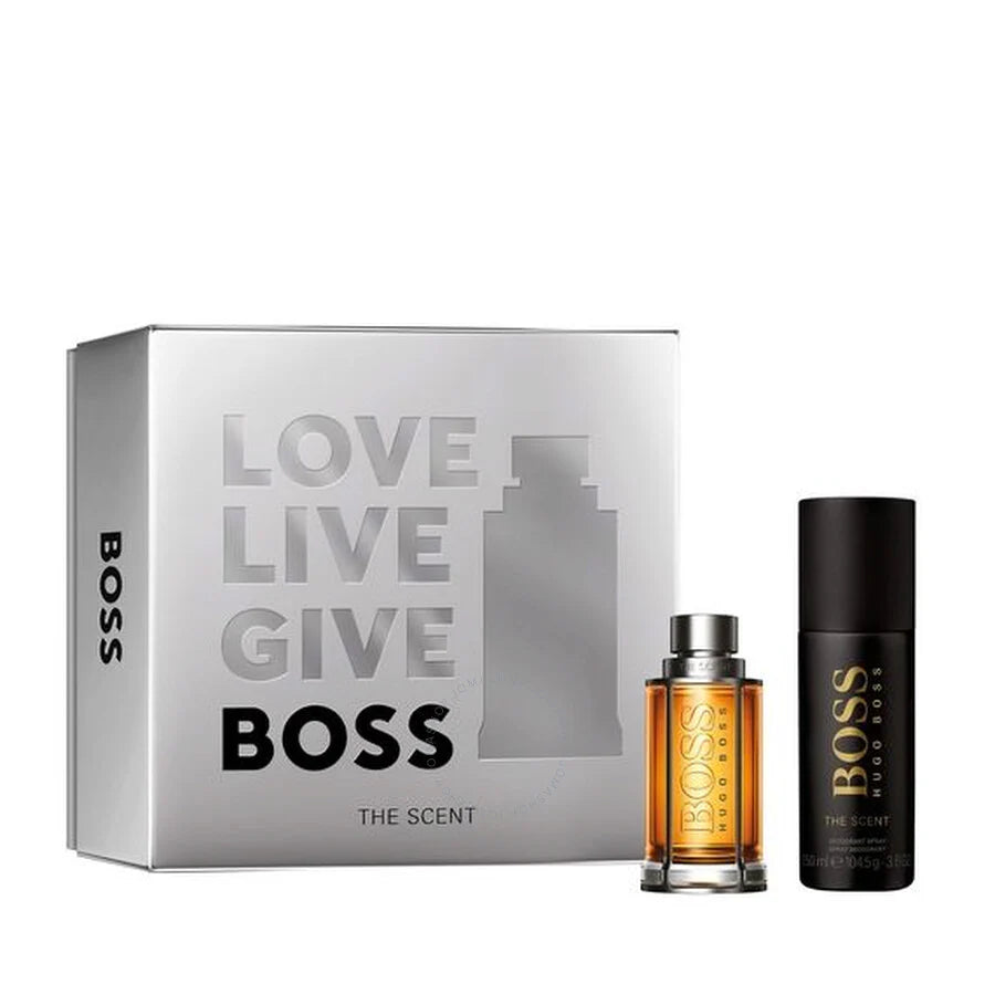 Boss The Scent Hugo Boss for Men Gift Set - Eau De Toilette - 2Pcs ( NEW )