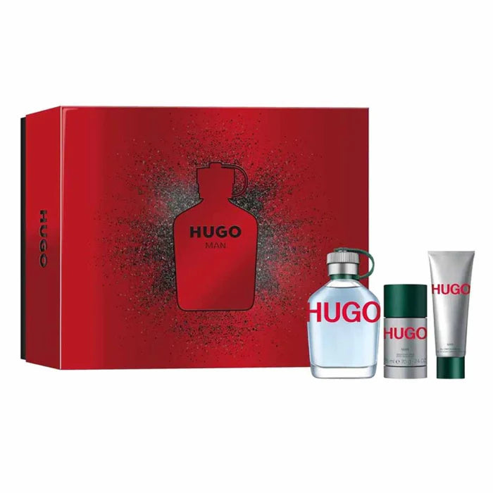 Hugo Man Hugo Boss for Men Gift Set - Eau De Toilette - 3Pcs (2023)