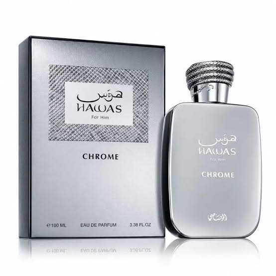 Hawas Chrome by Rasasi for Unisex - Eau de Parfum - 100ml
