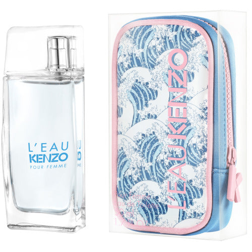 L'Eau Kenzo Pour Femme EDT with Pouch in Clear Box - 50Ml
