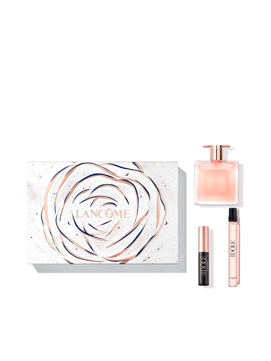 Idole Lancome for Women SET ( 25ml EDP Spray + 10ml Travel + Mascara 2.5ml )