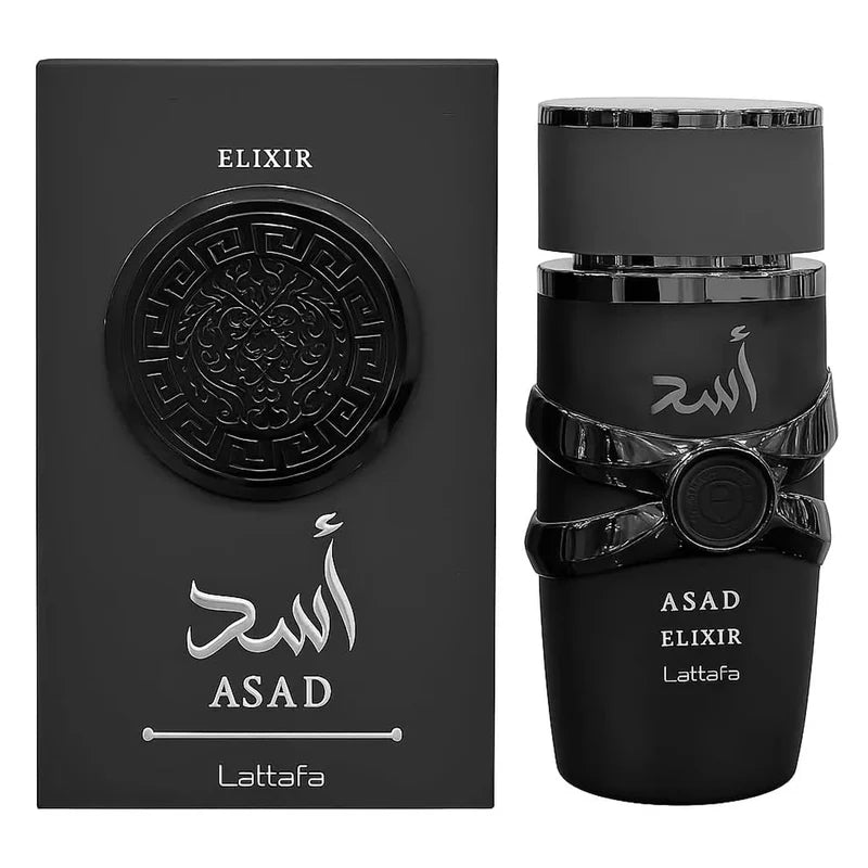 Asad Elixir by Lattafa for Men - Eau de Parfum - 100ml