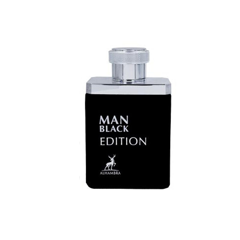 Man Black Edition by Maison Alhambra for Men - Eau De Parfum - 100ML