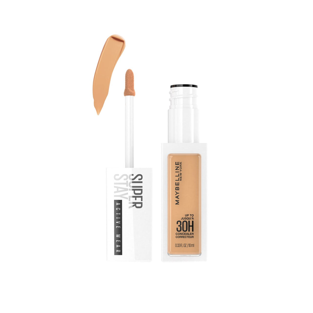 Maybelline New York SuperStay Active Wear Concealer,Up to 30H,Full Coverage,Matte, 30 Honey