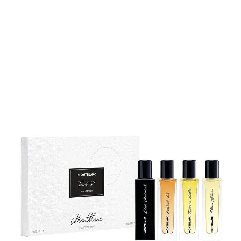 Mont Blanc Men’s Mini Travel Collection – Eau de Parfum Gift Set - 4 × 15ml