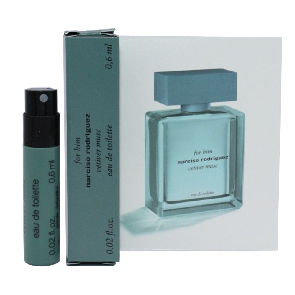 Narciso Rodriguez Vetiver Musc For Him - Eau De Toilette - 0.6ml (Samples) (1Pc)