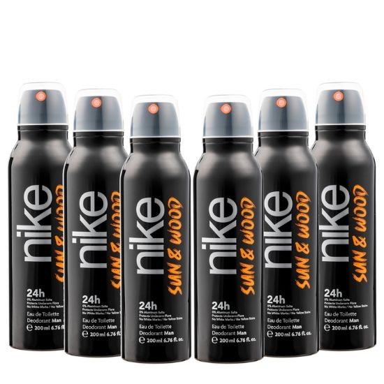 Nike Sun & Wood Man Deodorant Spray 24H, Eau De Toilette , 200ML