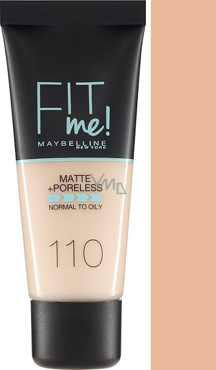 Maybelline New York Fit Me Matte & Poreless Foundation - Shade 110