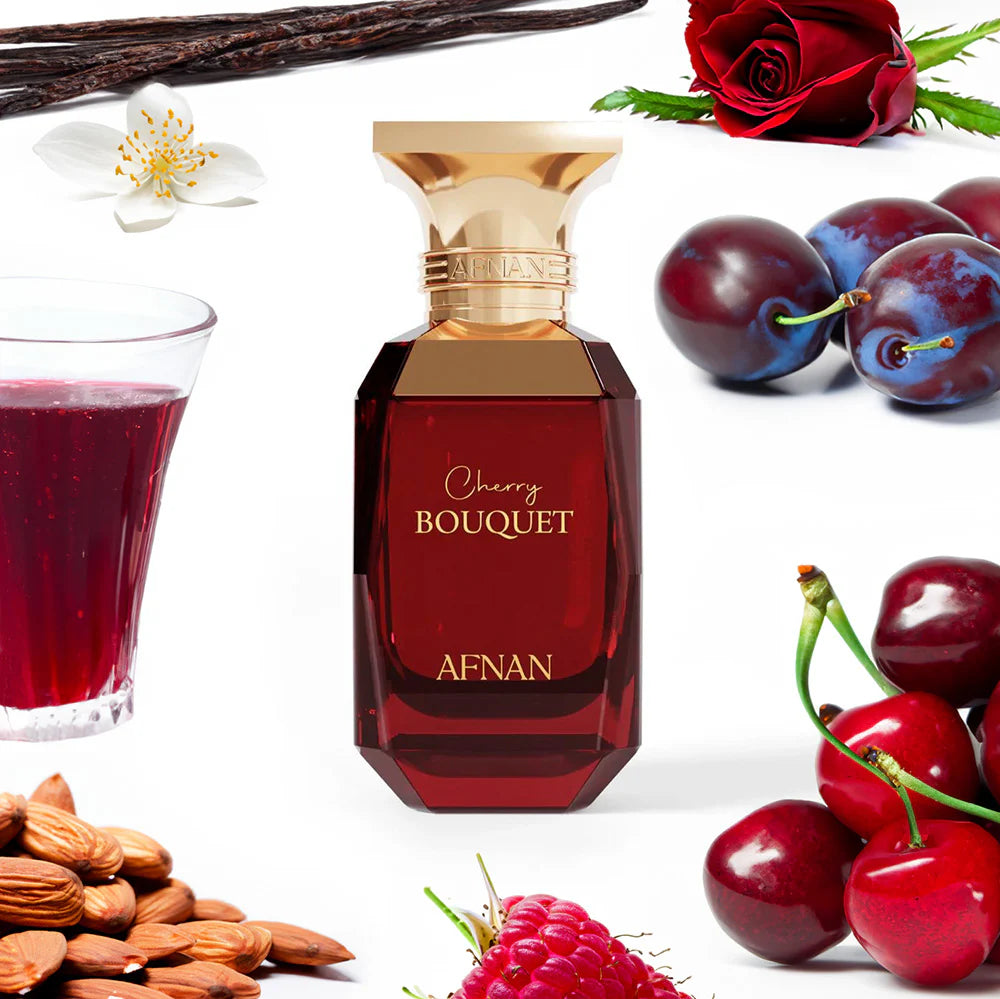 Afnan Cherry Bouquet for Women - Eau De Parfum - 80ml