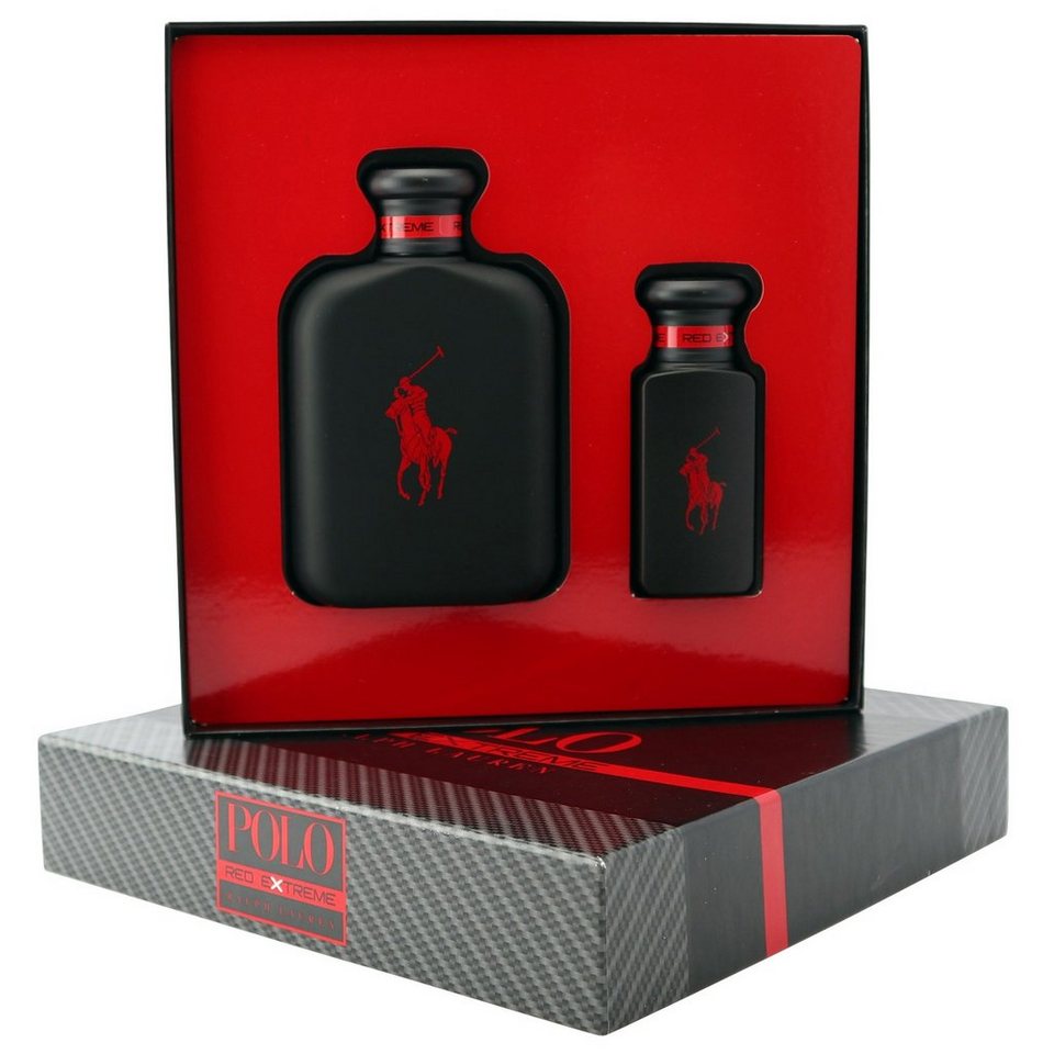 Ralph Lauren Polo Red Extreme Parfum Extrait Gift Set - Spray 75ml + Travel Spray 30ml
