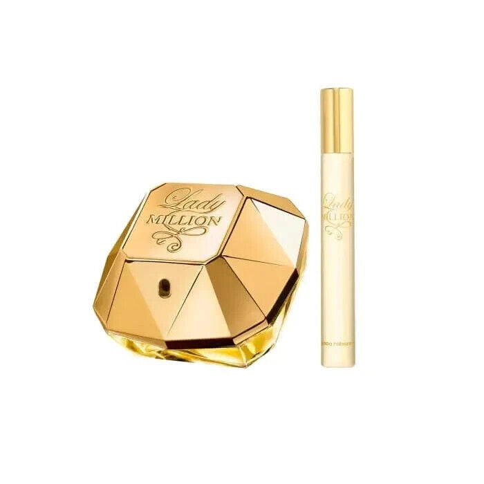 Lady Million Paco Rabanne for Women - Eau De Parfum - 50ml + 10ml Travel ( SET )