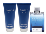 Acqua Essenziale Blu Salvatore Ferragamo for Men - Eau de Toilette - Set - 3Pcs (EDT 100 ml + After Shave Balm 100 ml + Shampoo & Shower Gel 100 ml)