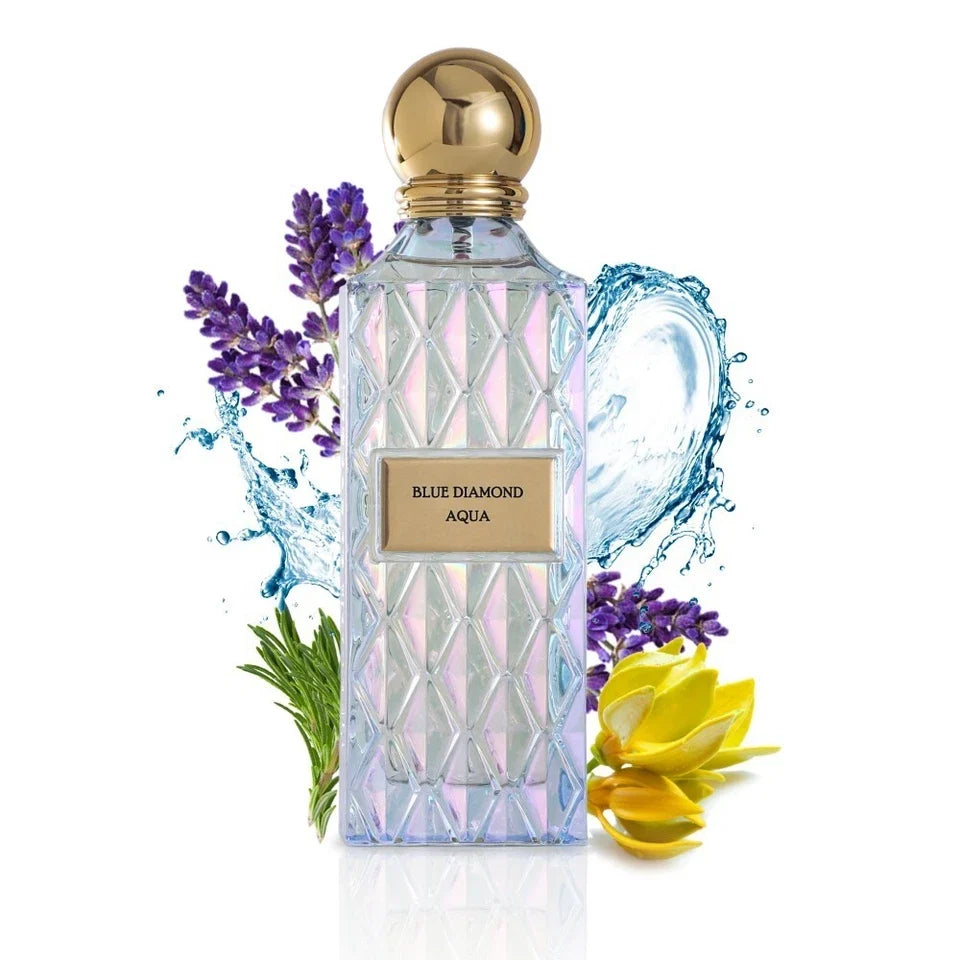 Blue Diamond Aqua by Ibraq for Unisex - Eau de Parfum - 150ml