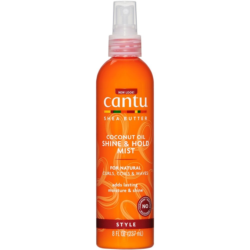 Cantu Natural Hair Coconut Oil Shine & Hold Mist 8 Ounce Spray (237ml)