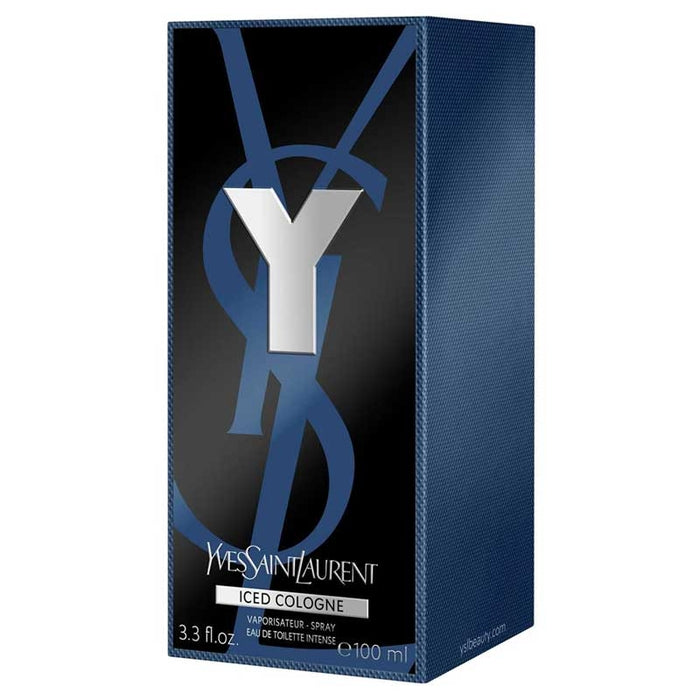 Y Iced Cologne by Yves Saint Laurent for Men - Eau de Toilette Intense - 100ml