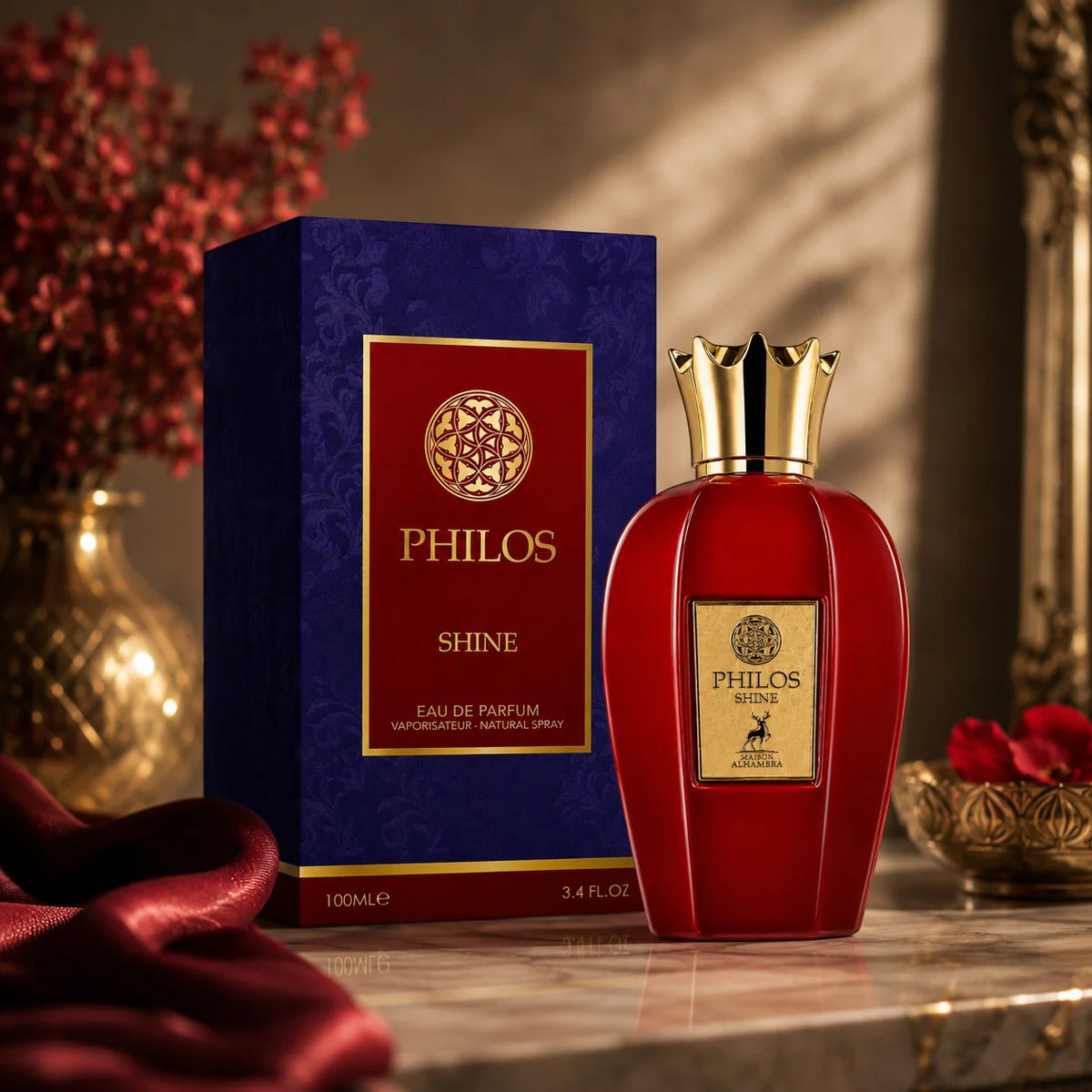Philos Shine by Maison Alhambra for Unisex - Eau de Parfum - 100ml