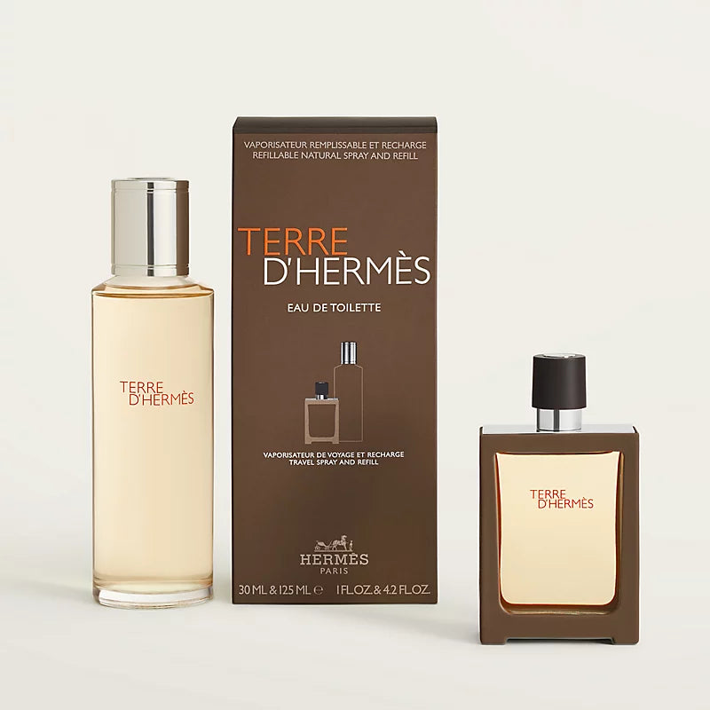 Terre D'Hermes for Men - 30ml & 125ml Refill (SET) - Eau De Toilette