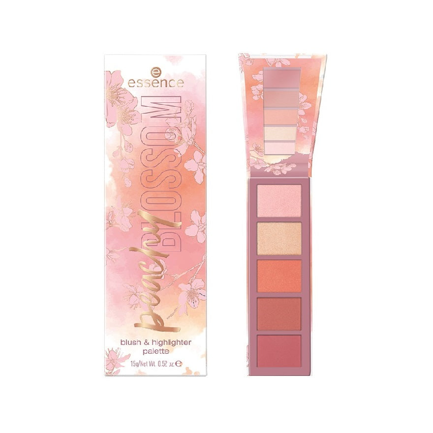 Essence Peachy Blossom Blush & Highlighter Palette