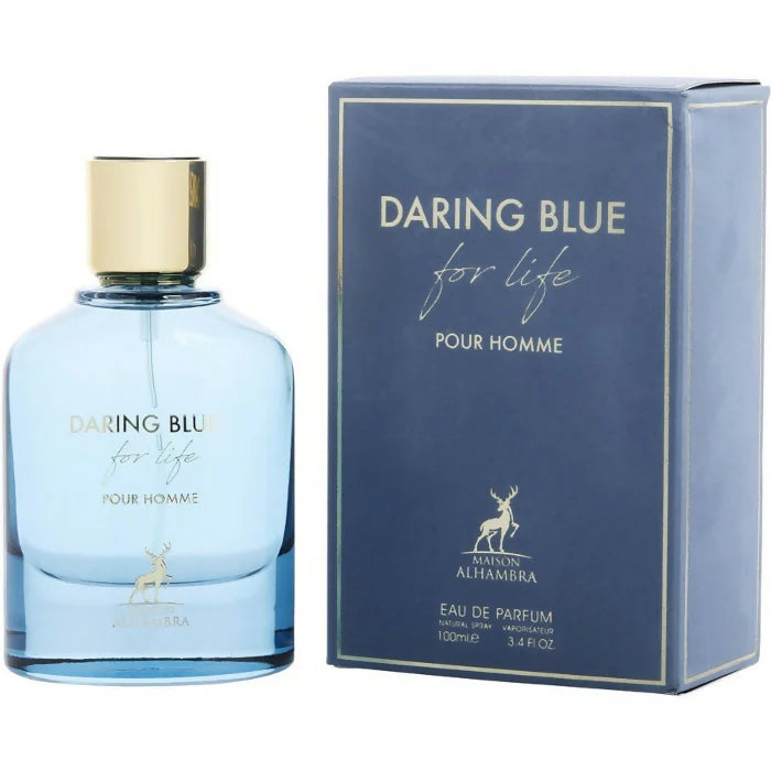 Daring Blue by Maison Alhambra for Men - Eau de Parfum - 100ml