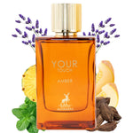Your Touch Amber by Maison Alhambra for Men - Eau de Parfum - 100ml