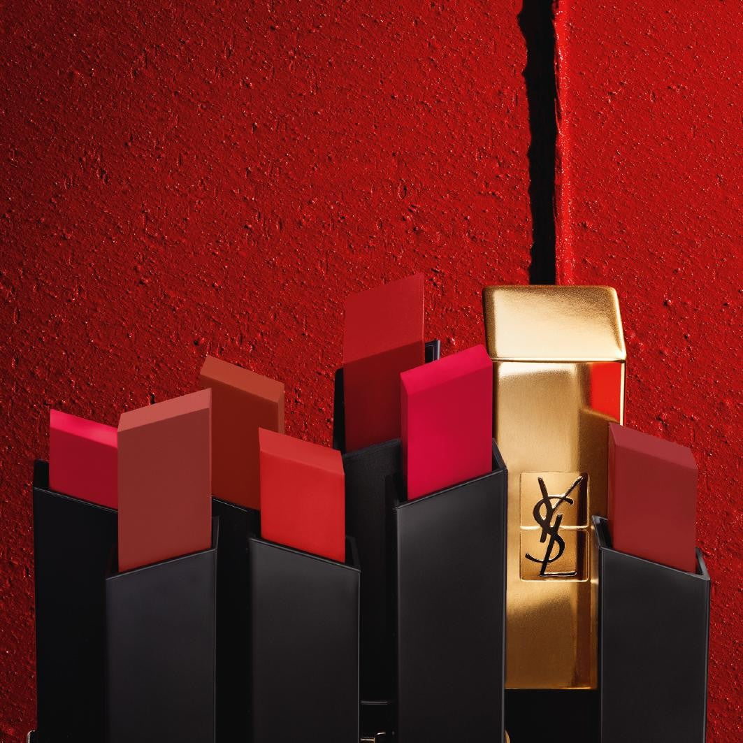Yves Saint Laurent Rouge Pur Couture The Slim Leather Matte Lipstick - 416 Psychic Chili (2.2g)