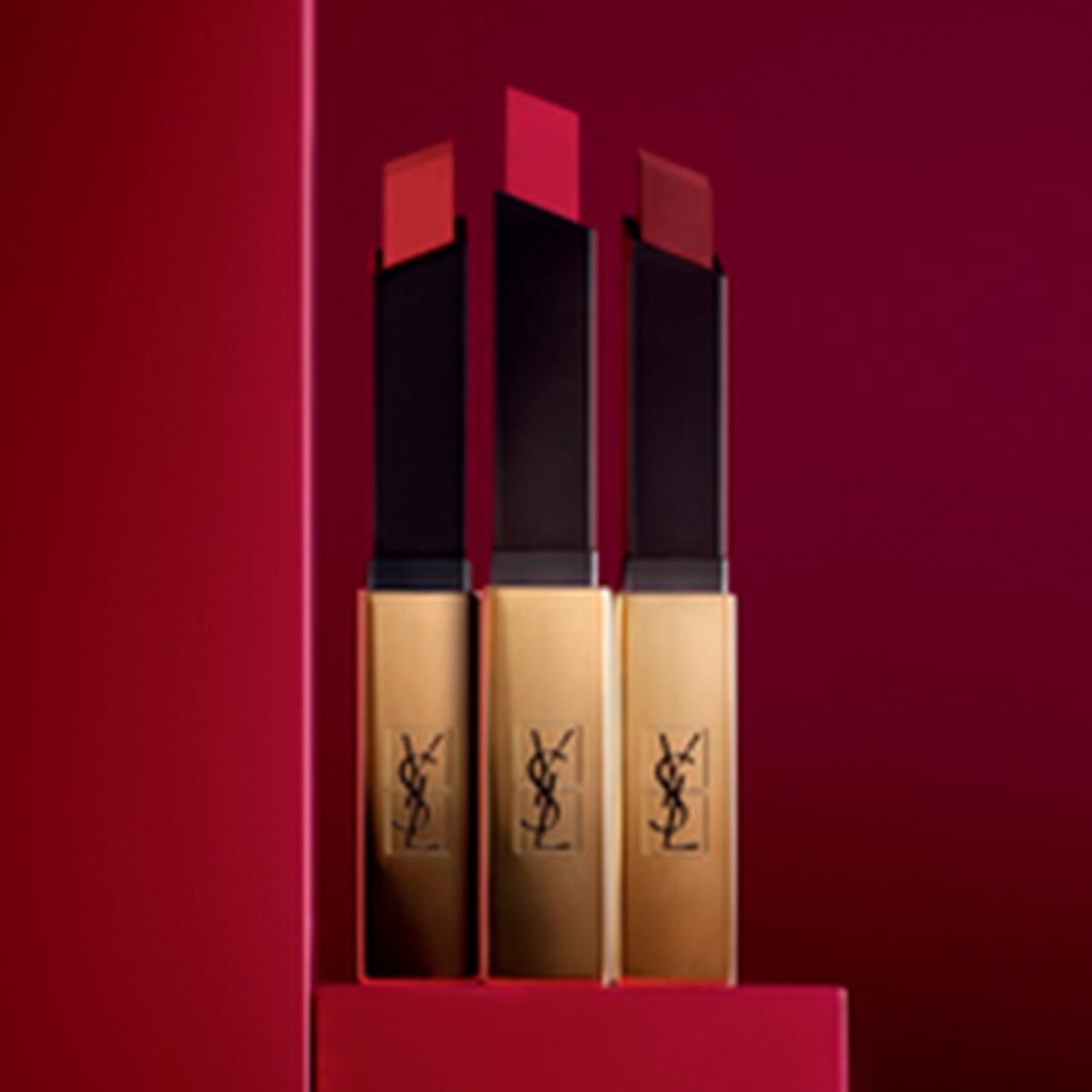 Yves Saint Laurent Rouge Pur Couture The Slim Leather Matte Lipstick - 416 Psychic Chili (2.2g)