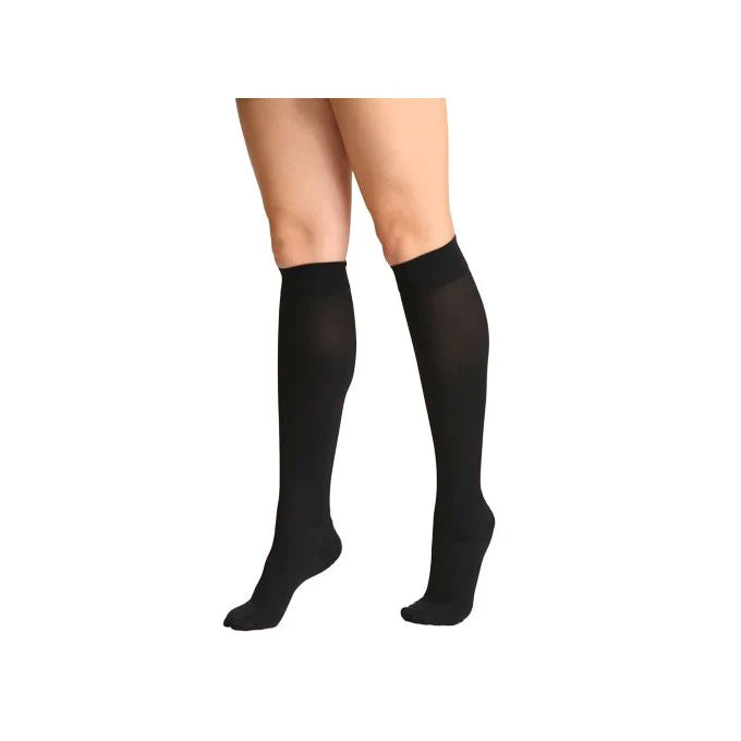 Silvy Pack Of 1 Pairs Of Silvy Knee High Stretch Socks Black