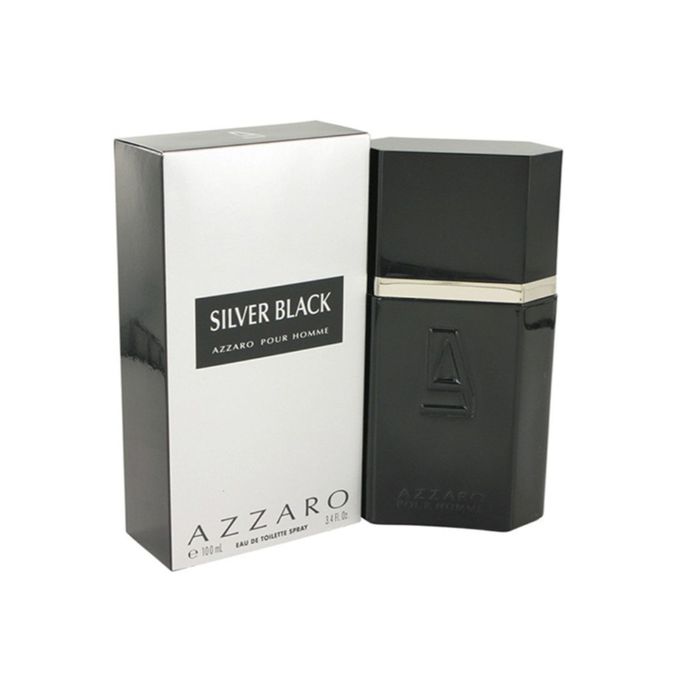 Azzaro Silver Black For Men -Eau De Toilette, 100ml