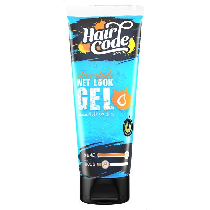 Hair Code Free Style Wet Look Hair Gel - 250 ML