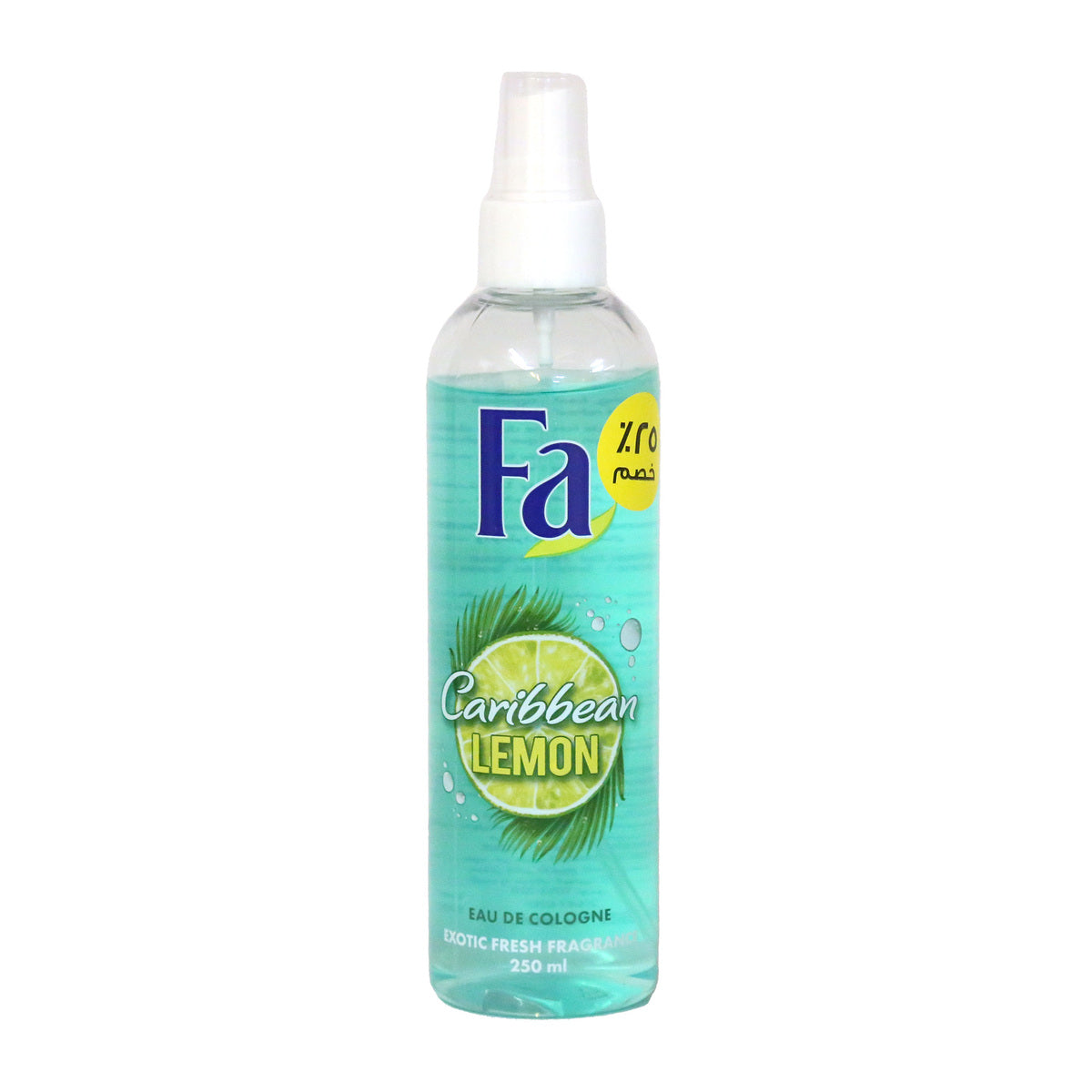Fa Caribbean Lemon Eau De Cologne Body Splash For Women, 250 ml