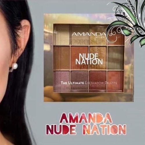 Amanda Nude Nation The Ultimate''Eyeshadow Palette '' 12 Shades