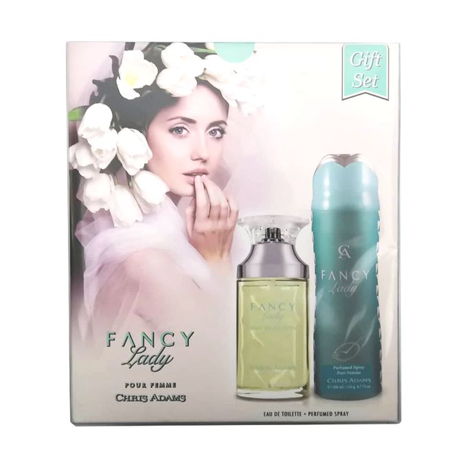Chris Adams Fancy Lady Gift Set For Women - Eau De Toilette - 75 Ml + Body Spray - 200 Ml