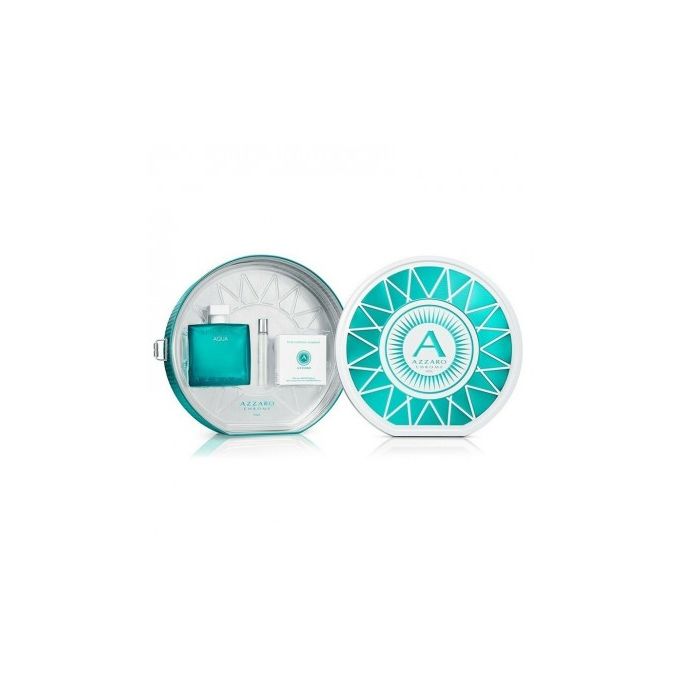 Azzaro Aqua Chrome Gift Set For Men , 100ml + 7.5ml + Smart Phone Lenses Kit