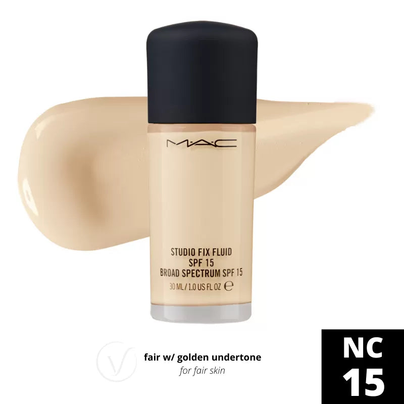 MAC Studio Fix Fluid Foundation SPF15 NC15