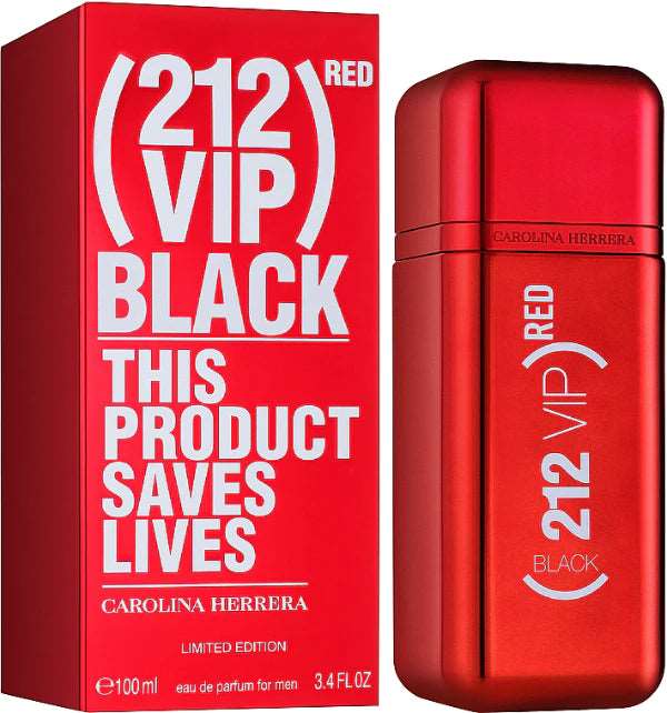 212 VIP Black Red Carolina Herrera for Men - EDP - 100ml