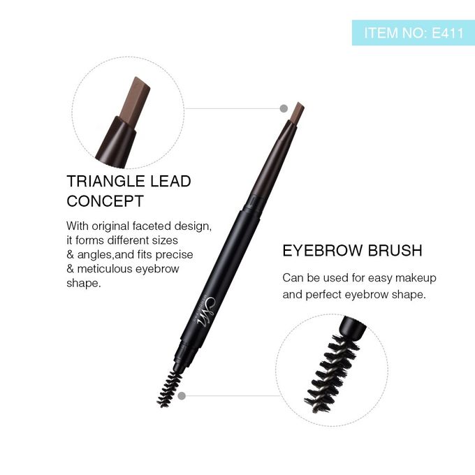 Me Now Waterproof Double-headed Eyebrow Pencil With Brush