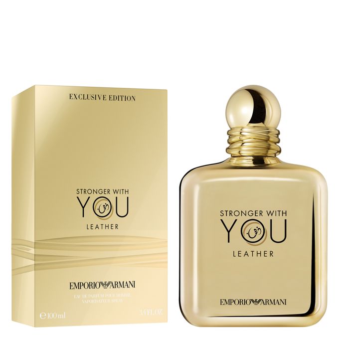 Giorgio Armani Stronger With You Leather Pour Homme - Eau De Parfum - 100ML