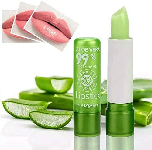 Aloe Vera Lipstick Color Mood Changing Long Lasting Moisturizing Lipstick