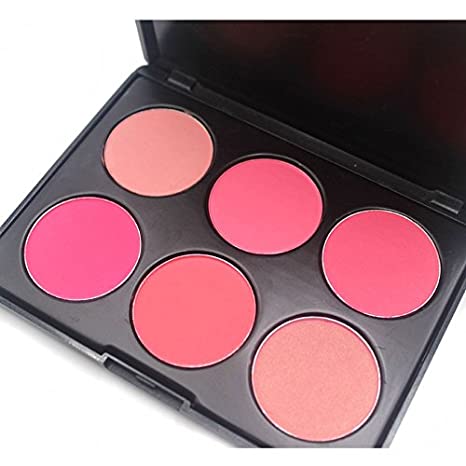 Cheek Maker Blusher Palette by Me Now - 6 Colors - A