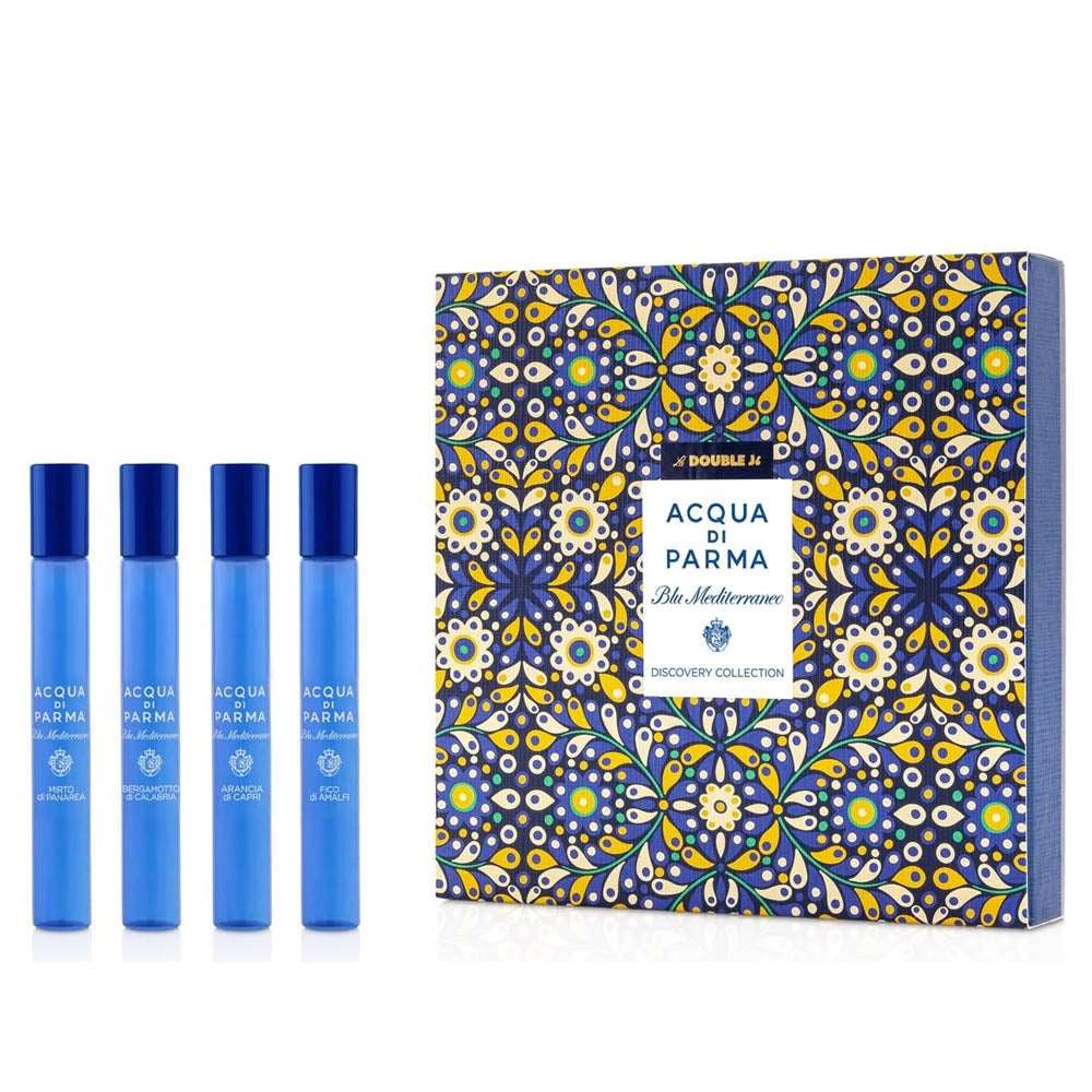 Blu Mediterranean Discovery Collection by Acqua Di Parma for Unisex - EDT - 4 X 10ml